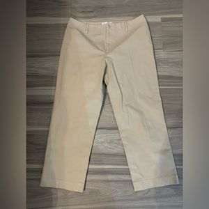 Dana Buchman Womens Chino Pants Khaki Tan Casual
